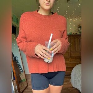 A New Day orange sweater